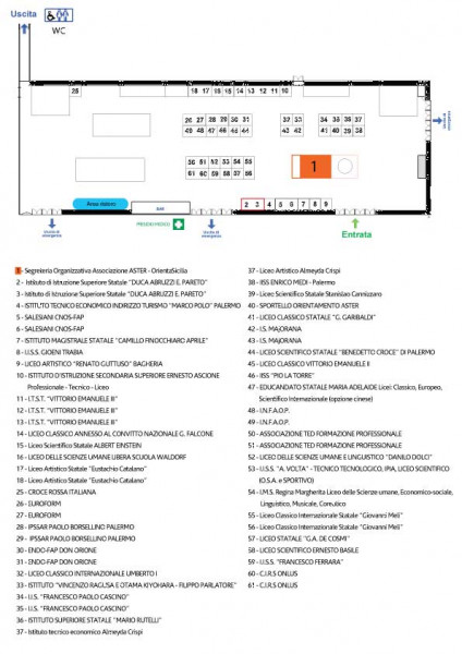 Foto SCARICA LA PIANTINA DELL'EVENTO